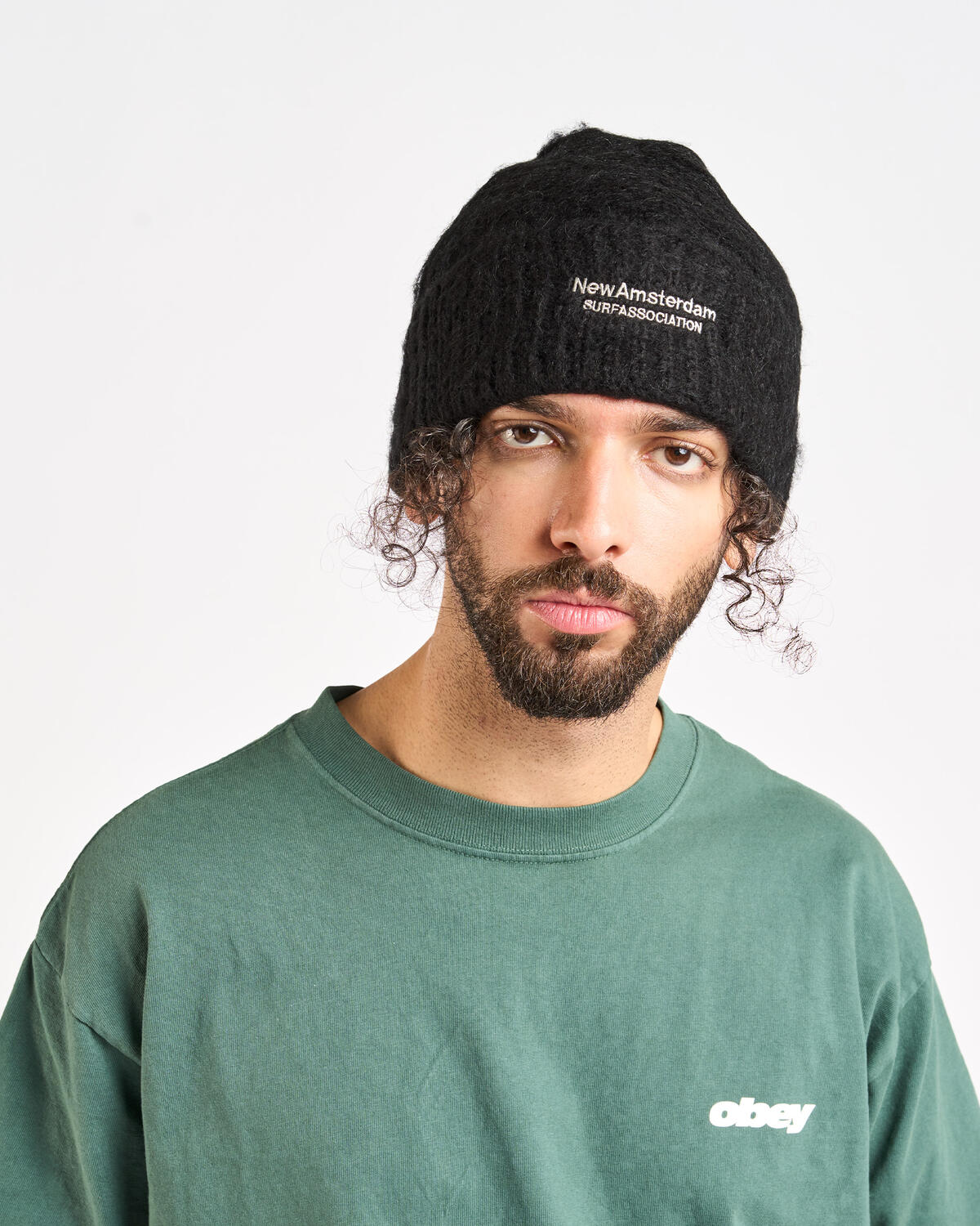 New Amsterdam Surf Association FUZZY LOGO BEANIE | 2502134002